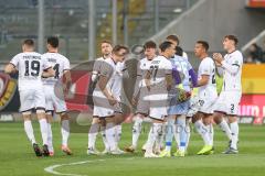 3. Liga; Dynamo Dresden - FC Ingolstadt 04; Teambesprechung Motivation vor dem Spiel