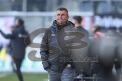 2024_1_20 - 3. Liga - Saison 2023/24 - HallescherFC - FC Ingolstadt 04 -  - Cheftrainer Michael Köllner (FC Ingolstadt 04) nach dem 3:1 Treffer durch Hallerschen FC - enttäuscht - XXXXX - Foto: Meyer Jürgen