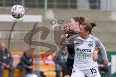 2. Fußball-Liga - Frauen - Saison 2022/2023 - FC Ingolstadt 04 - Eintracht Frankfurt II - Yvonne Dengscherz (Nr.23 - FCI Frauen) - Reuter Karla weiss Frankfurt - Foto: Meyer Jürgen