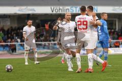 Toto Pokal; Halbfinale; FV Illertissen - FC Ingolstadt 04; Tor Jubel Treffer David Kopacz (29, FCI) Mladen Cvjetinovic (19, FCI) Max Dittgen (10, FCI)