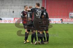 2.BL; FC Ingolstadt 04 - Hannover 96; Tor Jubel Treffer Marcel Gaus (19, FCI) Rico Preißinger (6, FCI) Maximilian Beister (11, FCI) Jonatan Kotzke (25, FCI)