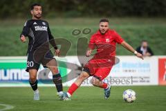 Kreisliga - Saison 2026/27- SV Zuchering - Türkisch SV Ingolstadt - Akif Abasikeles schwarz Türkisch - Ahmed Metinov Kyasimov rot Zuchering - Foto: Meyer Jürgen