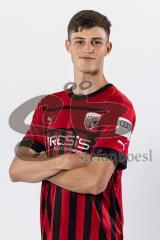 Merlin Röhl (34, FCI) ; FC Ingolstadt 04; 3.Liga, Porträttermin 2022/2023