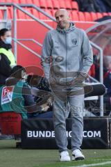 2.BL; FC Ingolstadt 04 - Holstein Kiel; Cheftrainer André Schubert (FCI) enttäuscht