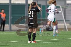 2. Bundesliga Frauen - Saison 2023/24 - FC Ingolstadt 04 Frauen - Borussia Mönchen Gladbach - Reininger Pija (Nr.21 - FCI) - enttäuscht - XXXXX - Foto: Meyer Jürgen