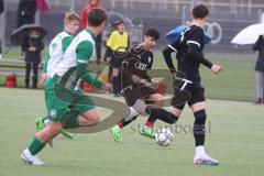 Landesliga Bayern - U17 - B-Junioren - Saison 2022/2023 - FC Ingolstadt 04 II - SV Schalding - Heining  - Cavaleri Salvatore schwarz FCI - Foto: Meyer Jürgen