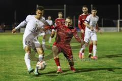 Toto-Pokal; 
Türkgücü München - FC Ingolstadt 04; Zweikampf Kampf um den Ball Marcel Costly (22, FCI) Amdouni, Jusuf (18 TGM)