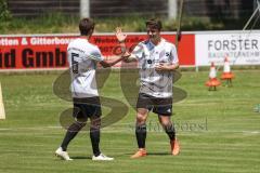 Kreisliga 1 - SV Manching II - TSV Hohenwart - Der 1:1 Ausgleichstreffer durch - Markus Kurzhals weiss Hohenwart - jubel  - Foto: Jürgen Meyer