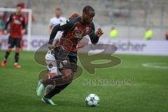 3. Liga - Saison 2026/27 - FC Ingolstadt 04 - SV Wehen Wiesbaden - Joseph Ganda (Nr.16 - FCI) - Donny Bogicevic (Nr.8 - Wehen/Wiesbaden) - Foto: Meyer Jürgen