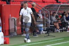 3. Liga; FC Ingolstadt 04 - SSV Jahn Regensburg; Cheftrainer Michael Köllner (FCI) an der Seitenlinie, Spielerbank