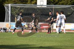 Bezirksliga - Saison 2022/2023 - FC Fatih Ingolstadt - FSV Pfaffenhofen - Der 1:1 Ausgleichstreffer durch Peter Veit #27 Fatih - Niklas Leitermann Torwart Pfaffenhofen - jubel - Foto: Meyer Jürgen