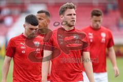 Toto-Pokal Finale; Würzburger Kickers - FC Ingolstadt 04; vor dem Spiel Simon Lorenz (32, FCI) Felix Keidel (43, FCI)