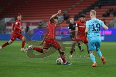 3. Liga; FC Ingolstadt 04 - FC Viktoria Köln; Anschluß Tor Jubel Treffer 1:2 Yann Sturm (7, FCI) Sponsel Meiko (19 VK)