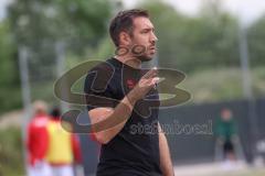 Freundschaftsspiel - Saison 2024/25 - FC Ingolstadt 04 II - TSV Rain/Lech  - Cheftrainer Patrick Schönfeld (FCI U21) - XXXXX - Foto: Meyer Jürgen