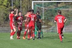 Kreisklasse - Saison 2022/2023 - SV Lippertshofen - SV Stammham - Der 0:2 Führungstreffer durch Michael Wermuth rot #10 Stammham - jubel - Foto: Meyer Jürgen