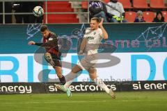 3. Liga; FC Ingolstadt 04 - Erzgebirge Aue; Marcel Costly (22, FCI) Vukancic Niko (4 Aue)