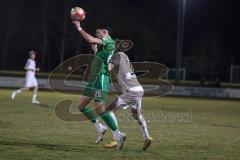 Landesliga - Saison 2024/25 - SV Manching - FC Ehekirchen - Peric Leon (Nr.20 - SV Manching) - Schmidt Paul weiss Ehekirchen - Foto: Meyer Jürgen
