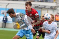 3.Liga - Saison 2022/2023 - TSV 1860 München - FC Ingolstadt 04 - Calvin Brackelmann (Nr.17 - FCI) - Christopher Lannert (Nr.22 - 1860 München) - Foto: Meyer Jürgen