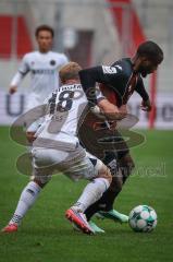 3. Liga - Saison 2026/27 - FC Ingolstadt 04 - SV Wehen Wiesbaden - Joseph Ganda (Nr.16 - FCI) - Donny Bogicevic (Nr.8 - Wehen/Wiesbaden) - Foto: Meyer Jürgen