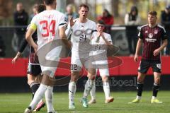 3. Liga - Saison 2023/24 - Testspiel - 1. FC Nürnberg - FC Ingolstadt 04 - Simon Lorenz (Nr.32 - FCI) motiviert seine Mitspieler - XXXXX - Foto: Meyer Jürgen