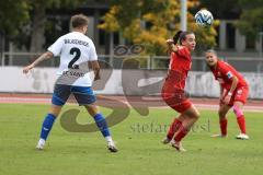 2. Fußball-Liga - Frauen - Saison 2023/2024 - FC Ingolstadt 04 - SC Sand - Paula Vidovic (Nr.11 - FCI Frauen) - Walaschewski Fabienne weiss Sand - Foto: Meyer Jürgen