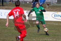 Testspiel - SV Manching - TSV Pöttmes - Rainer Meisinger (#19 Manching) - Mirko Weiss rot Pöttmes - Foto: Jürgen Meyer