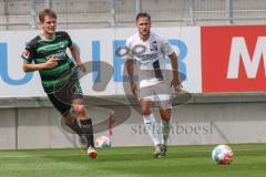 2.BL; FC Ingolstadt 04 - SpVgg Greuther Fürth; Testspiel; Michael Heinloth (17, FCI) Christiansen Max (13 Fürth)