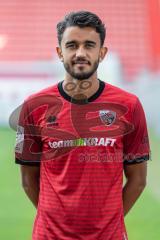FC Ingolstadt 04; 3.Liga,  Porträttermin    
2025/2026, Fredrik Carlsen (8, FCI)