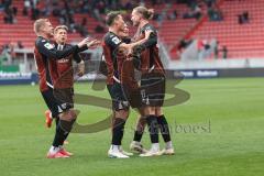 3. Liga; FC Ingolstadt 04 - MSV Duisburg; Vinko Šapina (41, FCI) Tor Jubel Treffer Ausgleich 1:1 Emre Gül (5, FCI) Jonas Scholz (15, FCI)