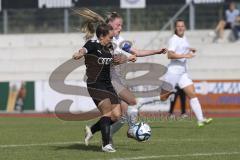 2. Fußball-Liga - Frauen - Saison 2023/2024 - FC Ingolstadt 04 - SV Meppen - Reininger Pija (Nr.21 - FCI Frauen) - Schulte Sahrah weiss Meppen - Foto: Meyer Jürgen
