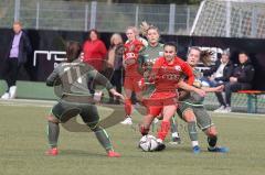 Frauen - Bayernliga -  FC Ingolstadt 04 II -SV Frensdorf -  Melisah Karacubuk rot FCI - Foto: Meyer Jürgen