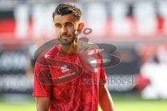 3. Liga; FC Ingolstadt 04 - 1. FC Schweinfurt 05; Fredrik Carlsen (8, FCI) vor dem Spiel
