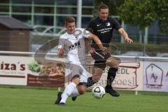 Kreisliga - Saison 2022/2023 - TSV Gaimersheim - SV Hundszell - Maximilian Friebe schwarz Hundszell - Lucas Goetz weiss Gaimersheim - Foto: Meyer Jürgen