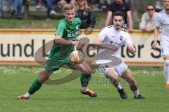 Landesliga - Saison 2024/25 - SV Manching - FC Kempten - Rainer Meisinger (Nr.8 - SV Manching) - Miroci Dugajin weiss Kempten  - Foto: Meyer Jürgen