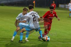 Bayernliga - U17 - Saison 2022/2023 - FC Ingolstadt 04 -  1860 München - Zeitler Deniz rot FCI - Foto: Meyer Jürgen