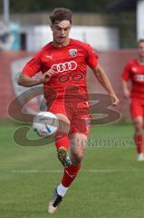 Bayernliga Nord - Saison 2023/2024 - FC Ingolstadt 04 - FC Coburg - Leon Nuhanovic rot FCI - Foto: Meyer Jürgen