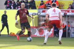 3. Liga; SSV Jahn Regensburg - FC Ingolstadt 04; Max Dittgen (10, FCI) Ballas Florian (4 Jahn)