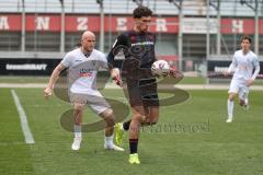 3. Liga - Testspiel - Saison 2025/26 - FC Ingolstadt 04 - SSV 1846 Ulm - Ognjen Drakulic (Nr.30 - FCI) - Marcel Seegert (Nr.21 - SSV Ulm) - Foto: Meyer Jürgen