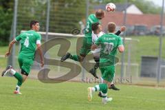 A-Klasse - Saison 2023/24 - TSV Gaimersheim II - FC Gerolfing II-  - Denis Janjic weiss Gaimersheim - Ralf Rachl grün Gerolfing - Foto: Meyer Jürgen