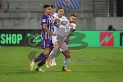 2.BL; Erzgebirge Aue - FC Ingolstadt 04; Marc Stendera (10, FCI) Strauß John-Patrick (24 Aue)