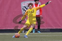 A - Junioren Bundesliga Süd/Südwest -  Saison 2021/2022 - FC Ingolstadt 04 - 1. FC Saarbrücken - Bock Julian Torwart (#33 FCI) - Foto: Meyer Jürgen