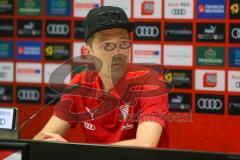 2. Fußball-Liga - Pressekonferenz - Vorstellung Cheftrainer Roberto Pätzold und Manager Profifußball Malte Metzelder - Saison 2021/2022 - FC Ingolstadt 04 - Cheftrainer FCI Roberto Pätzold - Foto: Meyer Jürgen