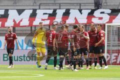 3. Liga - FC Ingolstadt 04 - TSV 1860 München - FCI vor dem Spiel motivieren sich, Torwart Fabijan Buntic (24, FCI) Michael Heinloth (17, FCI) Marcel Gaus (19, FCI) Björn Paulsen (4, FCI) Fatih Kaya (9, FCI) Robin Krauße (23, FCI)