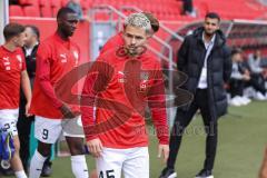 3. Liga; FC Ingolstadt 04 - SpVgg Unterhaching; vor dem Spiel Thomas Rausch (45, FCI)