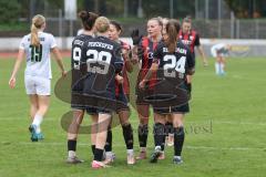2. Frauen Bundesliga - Saison 2025/26- FC Ingolstadt 04 - VFL Wolfsburg - Der 1:1 Ausgleichstreffer durch Emma Kusch (Nr.9 - FC Ingolstadt Frauen I) - jubel -  - Nina Penzkofer (Nr.29 - FC Ingolstadt Frauen I) - Foto: Meyer Jürgen