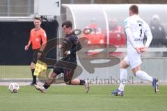 3. Liga - Testspiel - Saison 2025/26 - FC Ingolstadt 04 - SSV 1846 Ulm - Timo Hengmith (Nr.41 - FCI) - Niko Vukancic (Nr.3 - SSV Ulm) - Foto: Meyer Jürgen