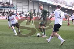 3. Liga; SC Verl - FC Ingolstadt 04; Benjamin Kanuric (8, FCI) Otto Yari (28 Verl) Kammerbauer Patrick (8 Verl)