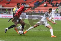 3.Liga - Saison 2022/2023 - FC Ingolstadt 04 -  - FC Freiburg II - Moussa Doumbouya (Nr.27 - FCI) - Foto: Meyer Jürgen