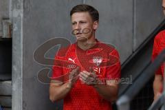 3. Liga; FC Viktoria Köln - FC Ingolstadt 04; Moritz Seiffert (23, FCI) vor dem Spiel