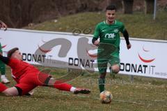 Testspiel - SV Manching - TSV Pöttmes - Deniz Yilmaz (#7 Manching) - Albion Segashi rot Pöttmes - Foto: Jürgen Meyer